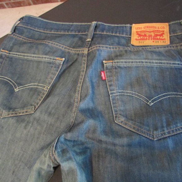 Levi's 511 Jeans Straight Leg-Size 34/32 Excellent Condition - Picture 4 of 5